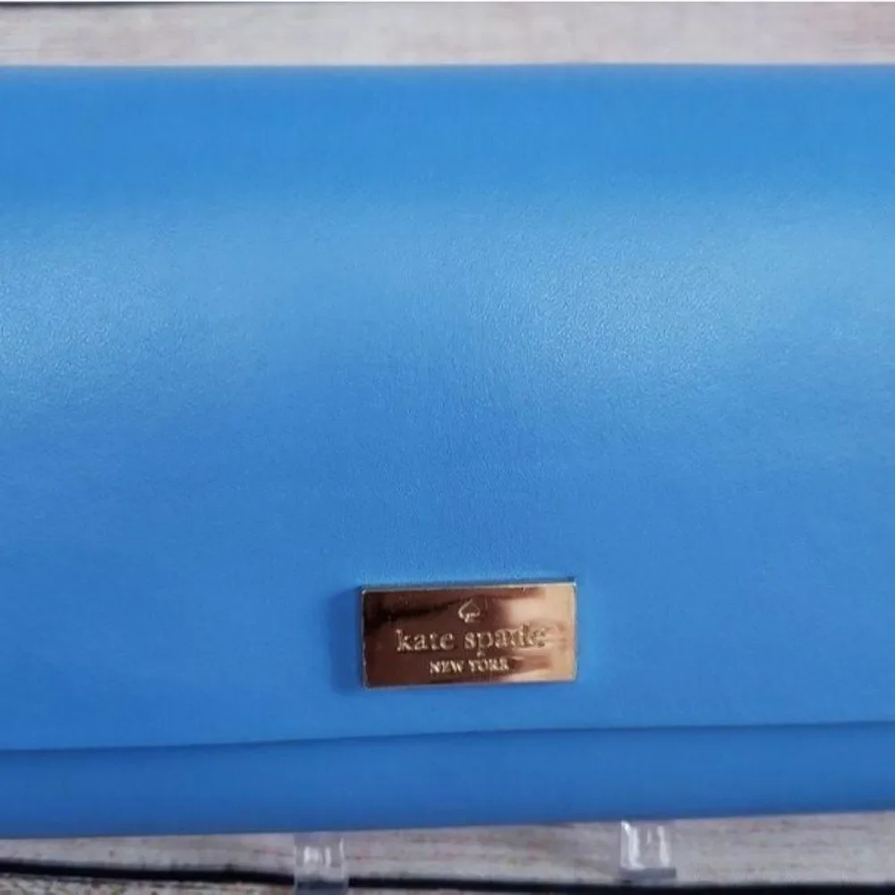 Kate Spade Leather Pim Arbour Hill Folder Over Snap Closure Wallet